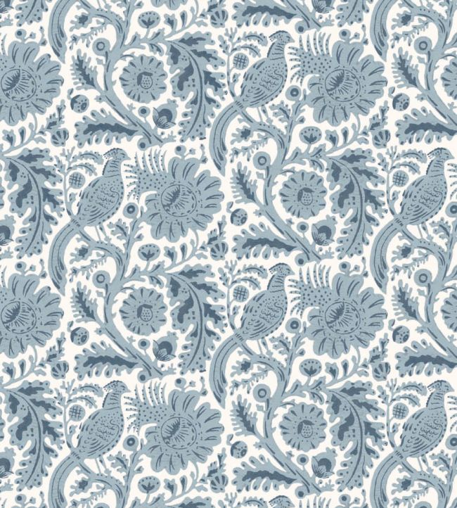 Pheasant Wallpaper by DADO 02 Denim