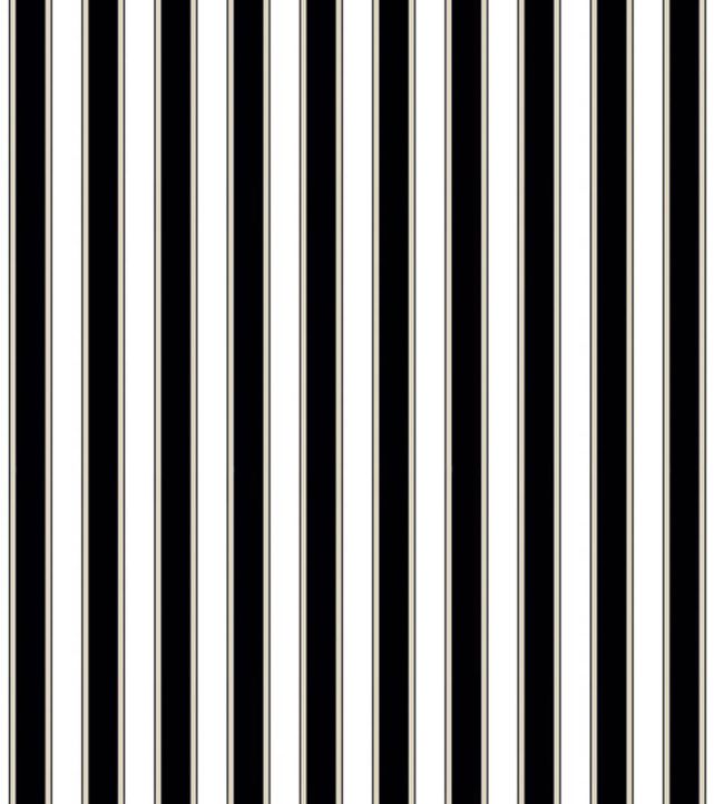 Piano Stripe Wallpaper by Scalamandre Ebony