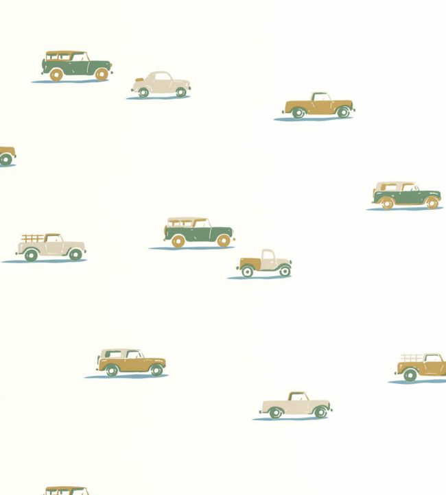 Pick Up Wallpaper by Caselio Vert jaune