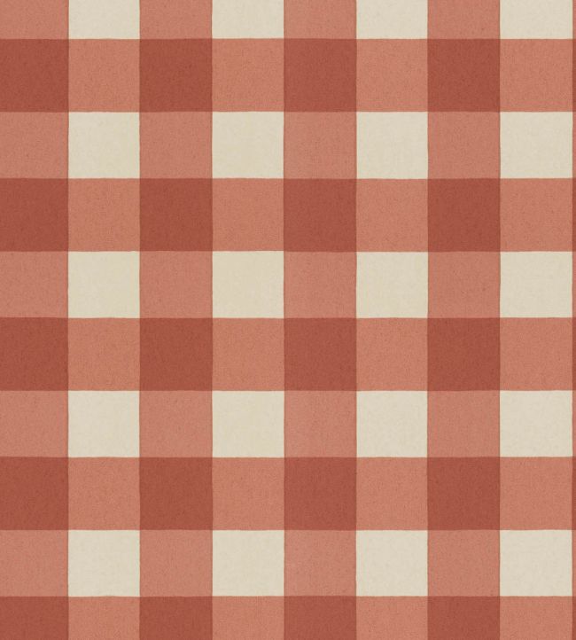 Picnic Wallpaper by Langelid Von Bromssen Brick Red