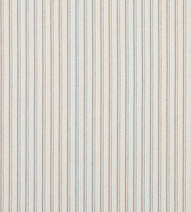 Pico Stripe Fabric by Jane Churchill Indigo/Copper