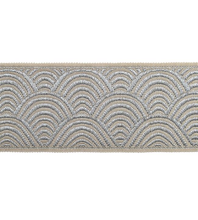 Piera Jacquard Braid 60mm Trimming by Houles Sterlina