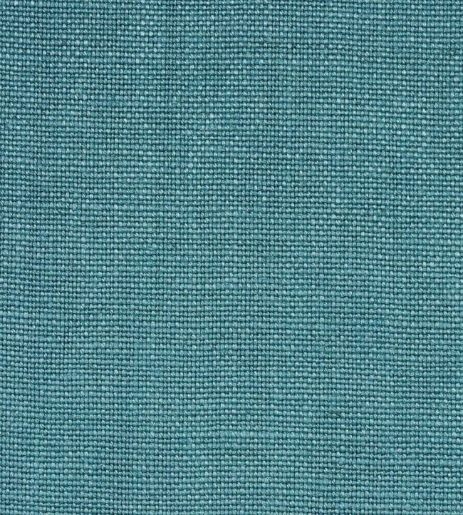 Piet Performance Linen Fabric by Schumacher Aquamarine