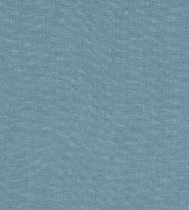 Piet Performance Linen Fabric by Schumacher Sterling Blue