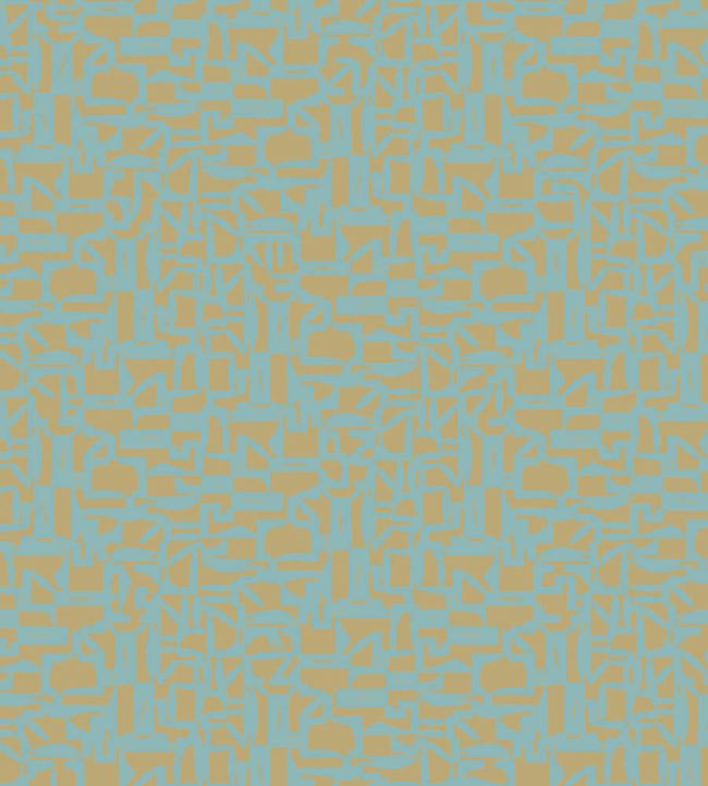 Pigmeo Wallpaper by Jannelli&Volpi Blue/Sand