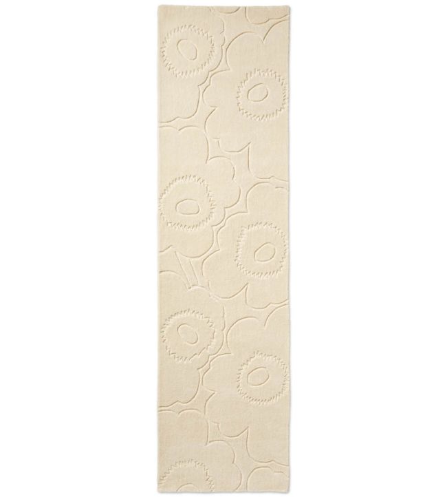 Marimekko Piirto Unikko Runner rug Natural White 133701070245-US Natural White