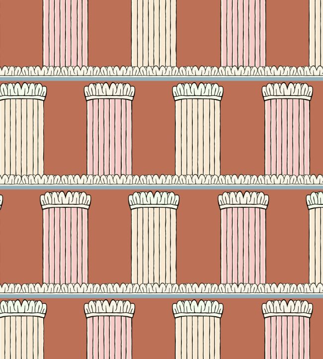 Pillars Wallpaper by Ottoline Terra
