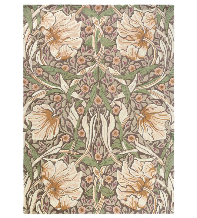 Morris & Co Pimpernel rug Aubergine 028805-140200-US Aubergine