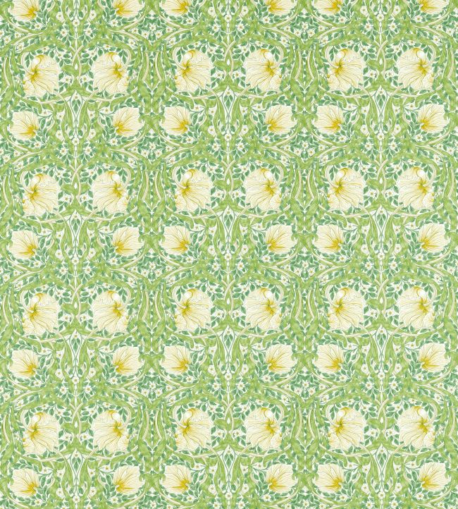 Pimpernel Fabric by Morris & Co Weld / Leaf Green