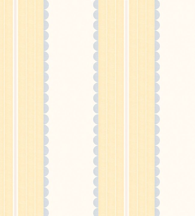 Pin Up Stripe Fabric by Woodchip & Magnolia Soft Yellow