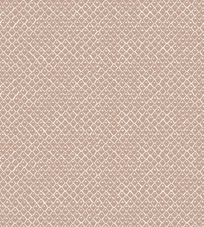 Pineapple Squares Wallpaper by Josephine Munsey Ham Pink