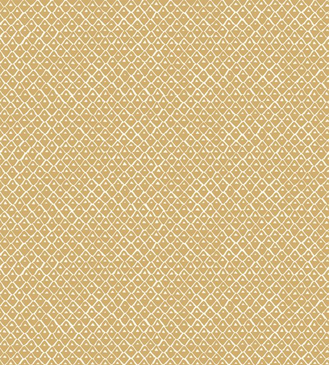 Pineapple Squares Wallpaper by Josephine Munsey Smith Yellow