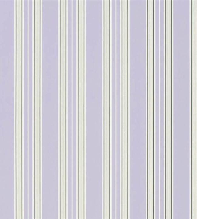 Pinstripe Wallpaper by Designers Guild Lilac