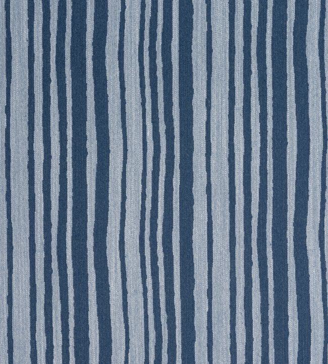 Pintado Stripe Fabric by Thibaut Marine