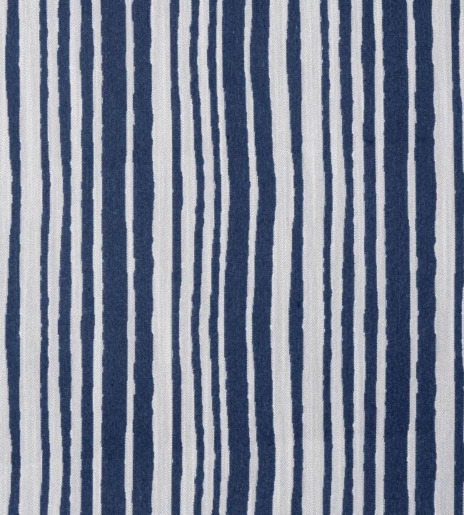 Pintado Stripe Fabric by Thibaut Navy