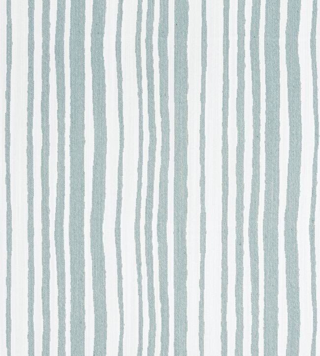 Pintado Stripe Fabric by Thibaut Seafoam