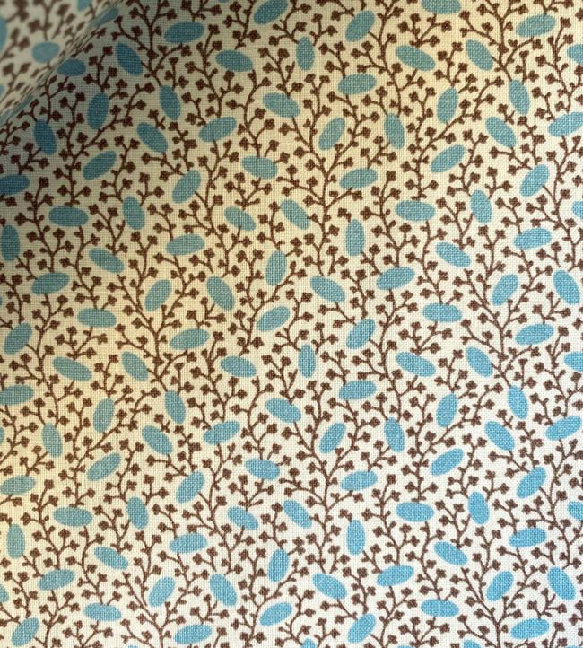Pinto Fabric by Ian Sanderson Blue Bronze