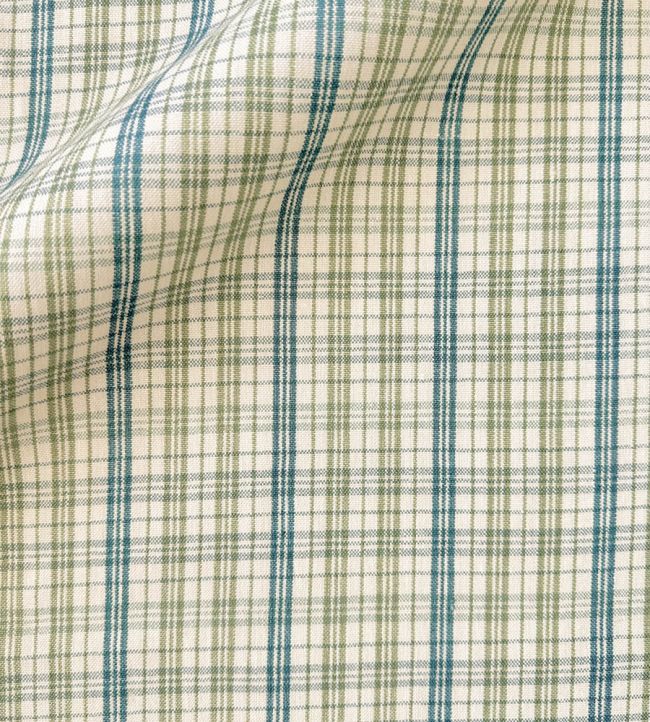 Pippin Check Fabric by Ian Sanderson Apple