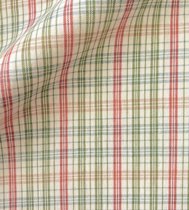 Pippin Check Fabric by Ian Sanderson Verbena