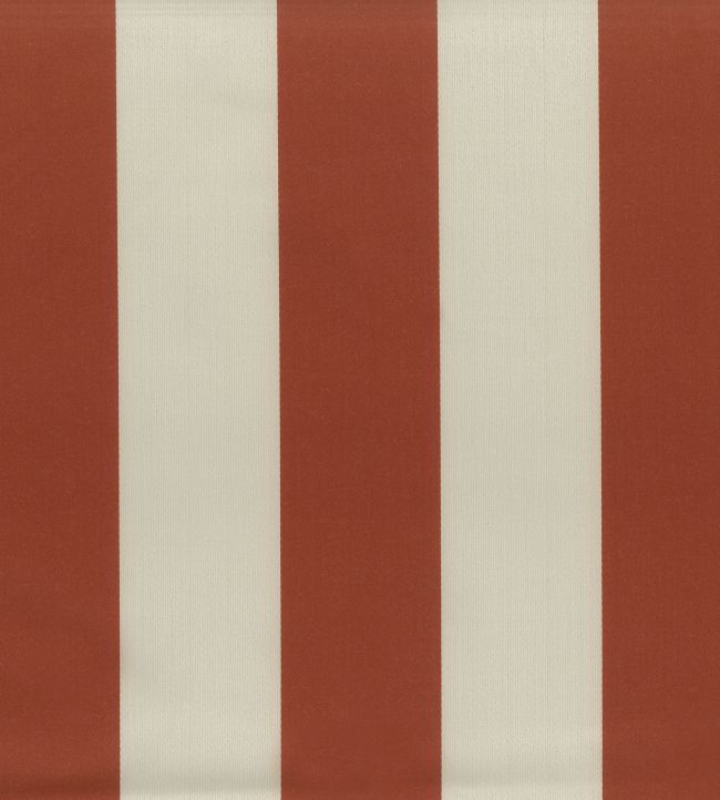 Pisa Stretto Fabric by Osborne & Little Terracotta