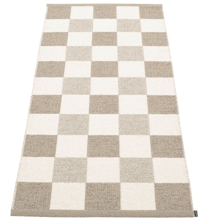 Pappelina Pix rug Dark Linen/Vanilla/Linen PI9G716 Dark Linen/Vanilla/Linen