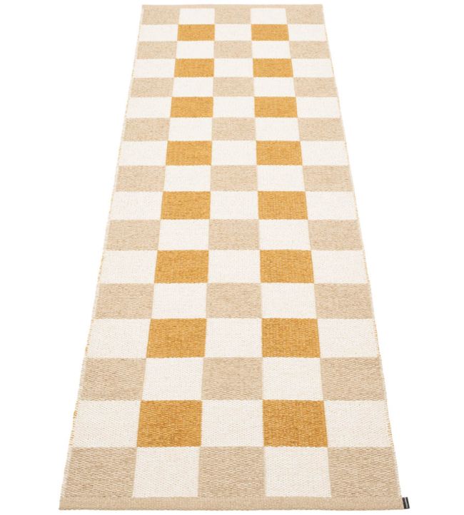 Pappelina Pix Runner rug Beige/Vanilla/Ochre PI6E724 Beige/Vanilla/Ochre