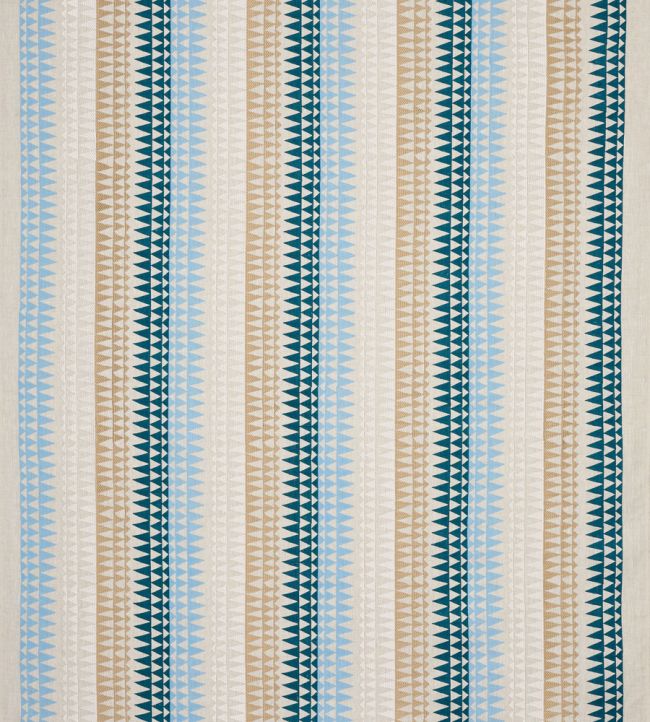 Pizaro Fabric by Jane Churchill Blue