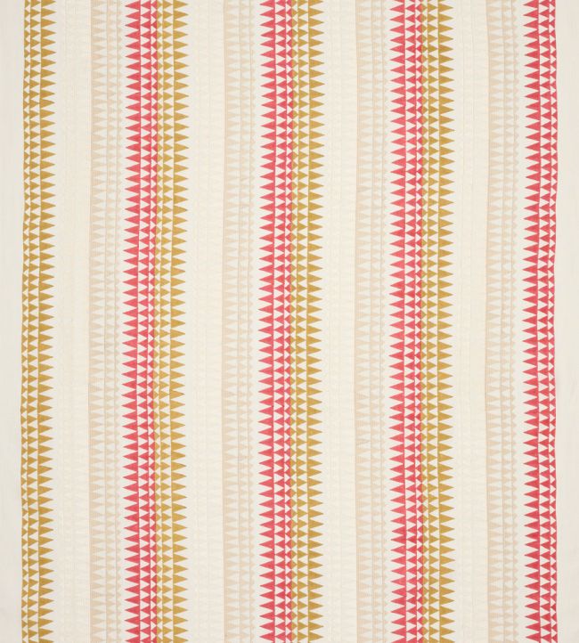 Pizaro Fabric by Jane Churchill Ochre/Red