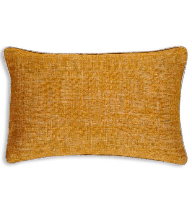 Plain Linen Cushion 43 x 35cm by Fermoie Club Yellow