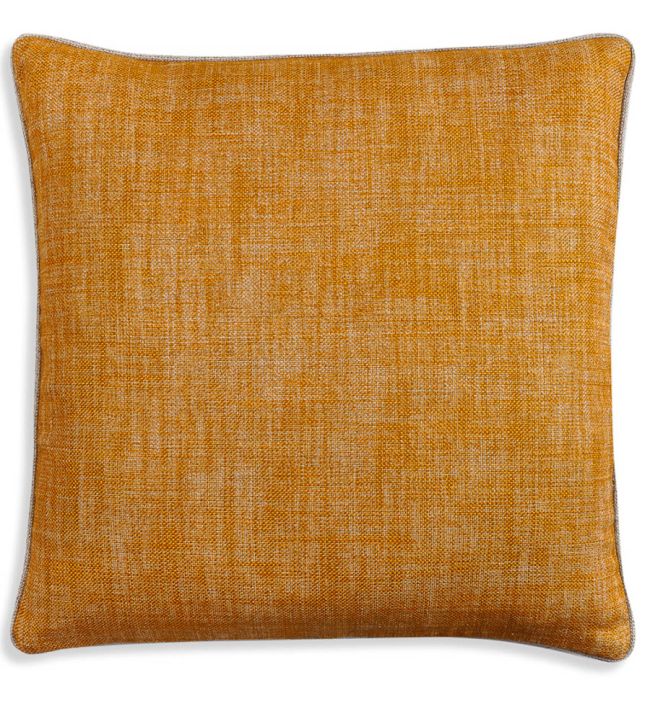 Plain Linen Cushion 43 x 43cm by Fermoie Club Yellow
