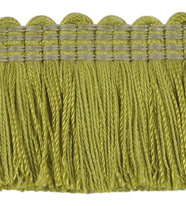 Plain Mat Moss Fringe 45mm Trimming by Houles Pistachio