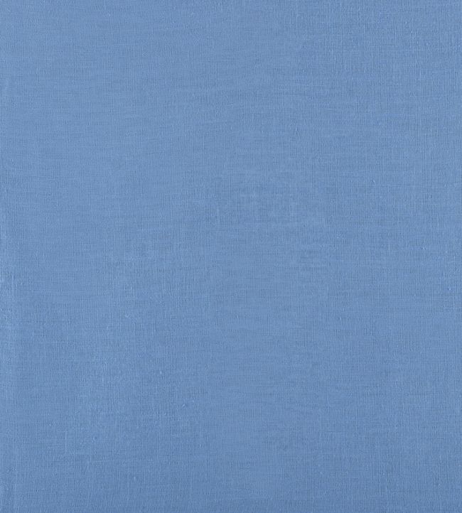 Light Weight Plain Linen Fabric by Volga Linen Cornflower Blue