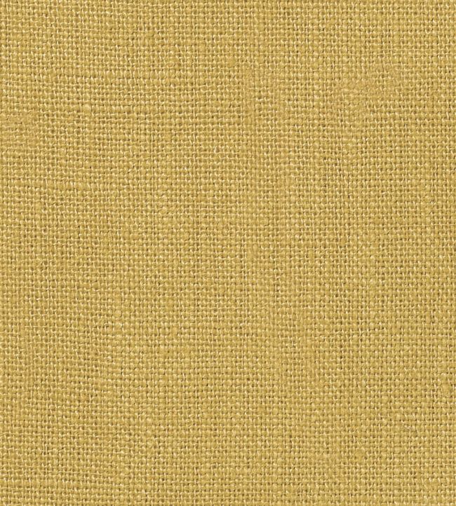 Light Weight Plain Linen Fabric by Volga Linen Ochre