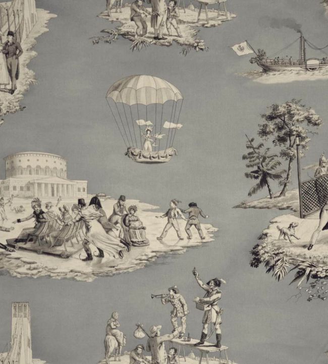 Plaisirs D'Hiver Fabric by Casal Gris