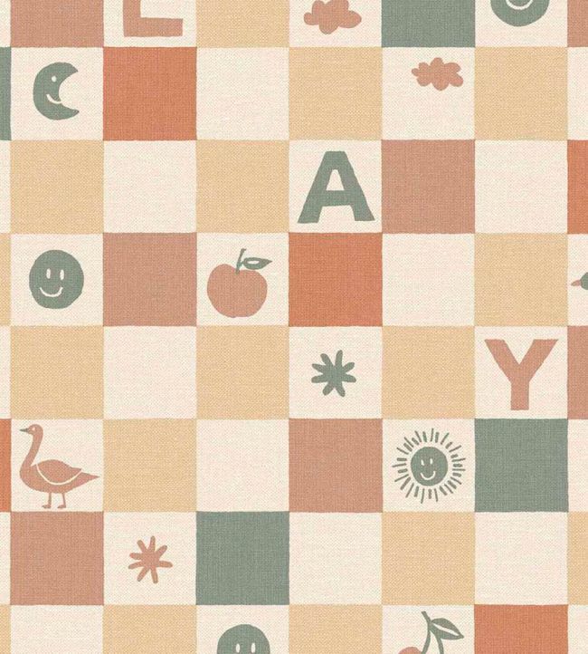 Play Wallpaper by Eijffinger Peach/Blue