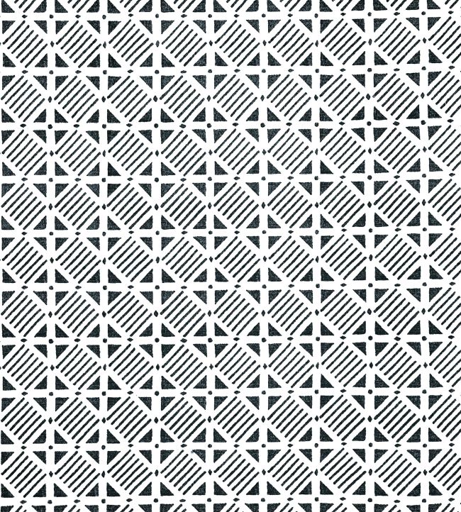 Plaza Fabric by Thibaut Black