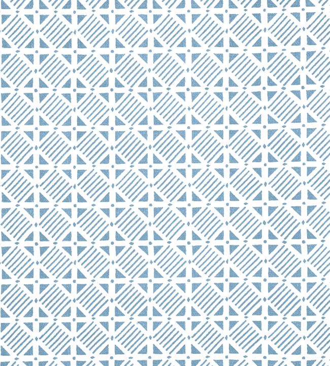 Plaza Fabric by Thibaut French Blue