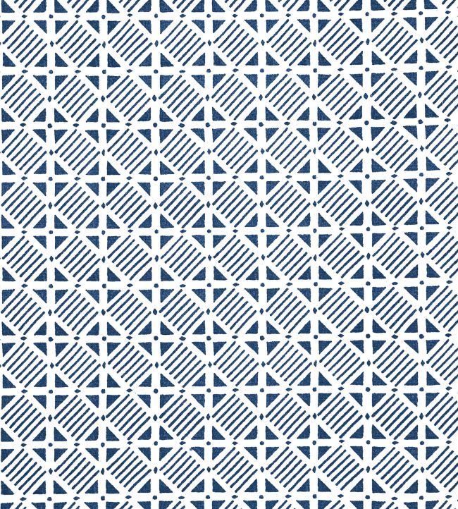 Plaza Fabric by Thibaut Navy