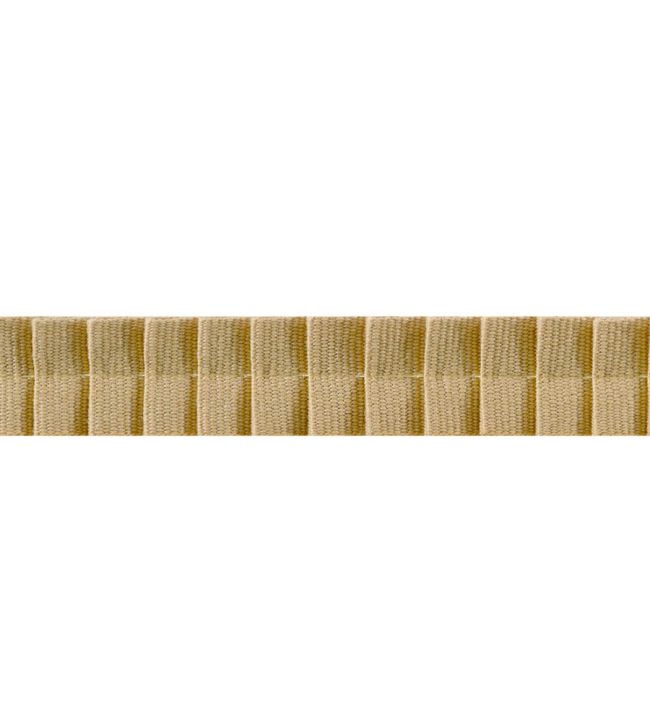 Pleated Tape Trimming by Thibaut Soft Gold