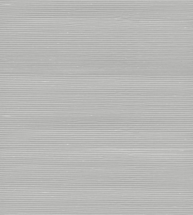 Plisset Plain Wallpaper by Armani Casa Grey