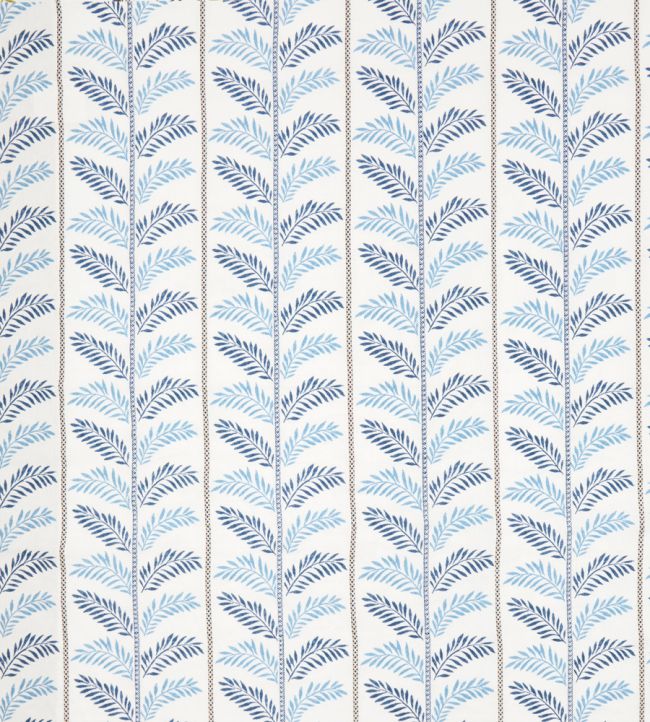 Plumier Fabric by Nina Campbell Blue