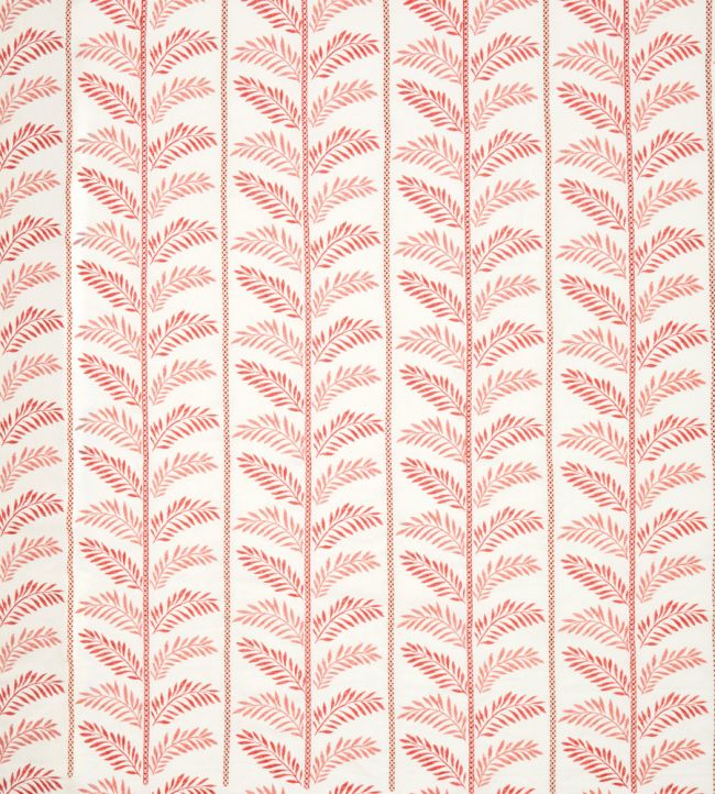 Plumier Fabric by Nina Campbell Red