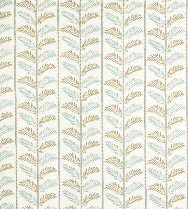 Plumier Fabric by Nina Campbell Sand/Blue