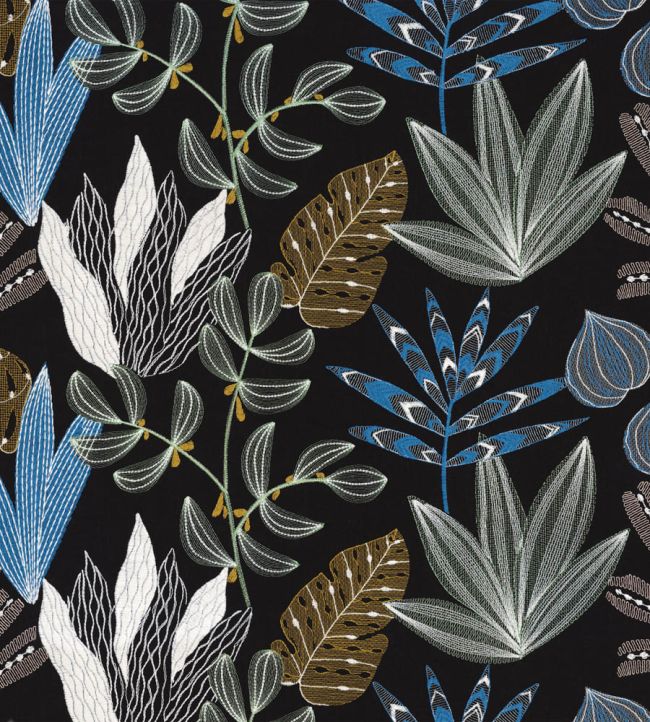 Poesie Sauvage Fabric by Camengo Nuit