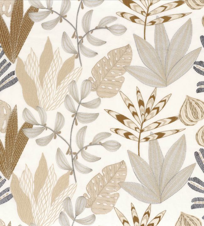 Poesie Sauvage Fabric by Camengo Sable