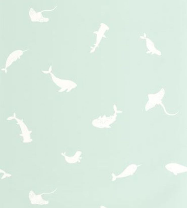 Poetic Sea Wallpaper by Casadeco Bleu Doux