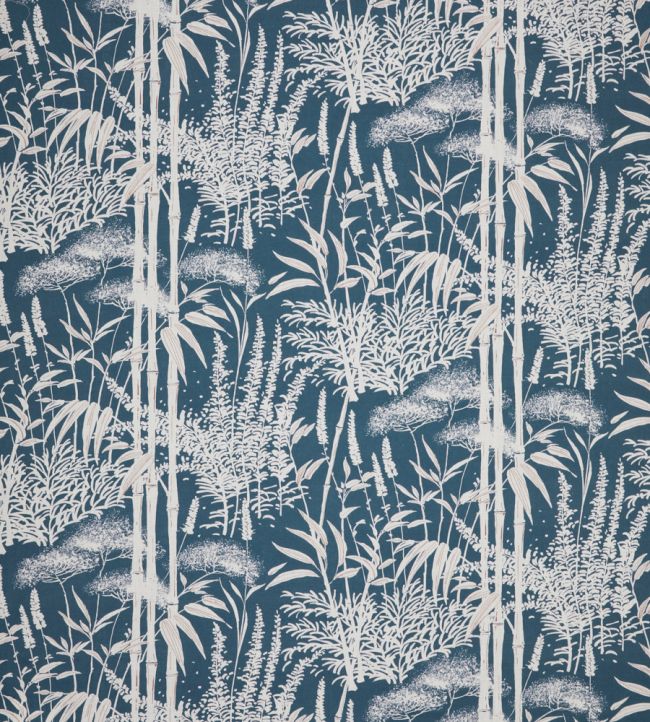 Poiteau Fabric by Nina Campbell Navy