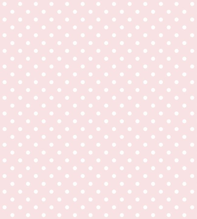 Polka Dot Wallpaper by Today Interiors Pink