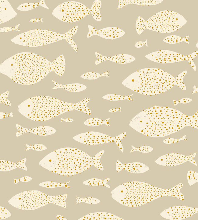Polka Fish Wallpaper by Eijffinger