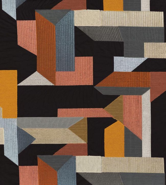 Polychromie Fabric by Casamance Topaze ultraviolet